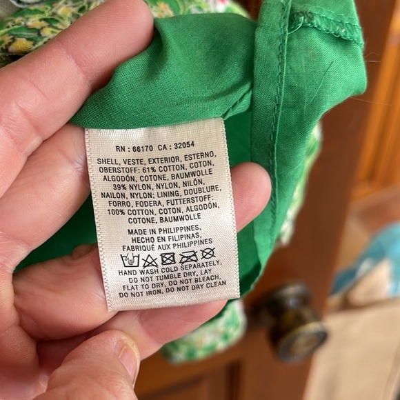 ANTHROPOLOGIE MAEVE Floral Green AND PINK SEQUIN VERBENA Dress (2) - Picture 9 of 10